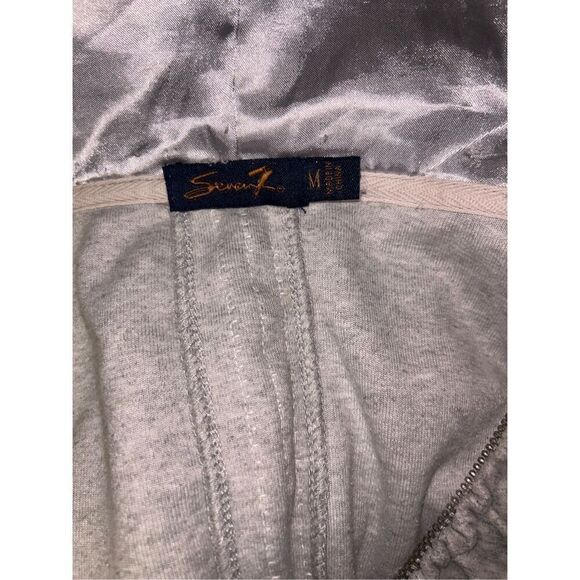 Seven 7 Velour full zip up jacket size medium - Picture 5 of 8